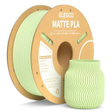 ELEGOO Matte PLA Filament Mint Green 1KG, 1.75mm 3D Printer Filament Dimensional Accuracy +/- 0.02mm, 1kg Carboard Spool (2.2lbs) for Most FDM 3D Printers ELEGOO