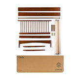 Zinus Linda Mid Century Solid Wood Platform Bed Frame with Spindled Headboard - Full Size Zinus