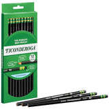 Ticonderoga Pencils, Wood-Cased Graphite, #2 HB Soft, Black (13953) (Pack of 6, 72 Count Total) Ticonderoga