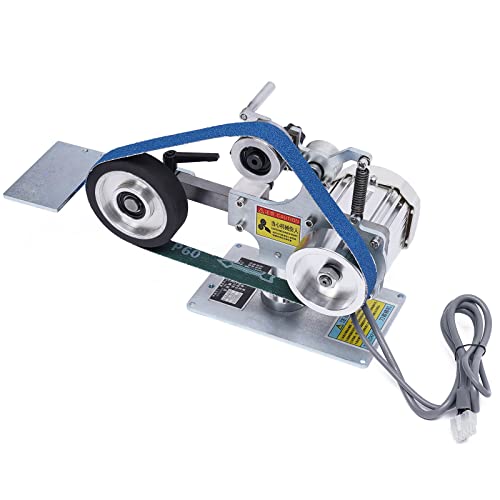 Abrasive Belt Machine 30'' x 1'' DIY Desktop Belt Sander Vertical Horizontal Belt Polisher Sharpener Grinder with Brushless Motor 550W Fixed Angle LIANDU-US