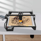 VEVOR 20W Output, Laser Engraving Cutter Machine, 13.7 x 15.7 in/35 x 40 cm Working Area, 10000 mm/min Movement Speed, Compressed Spot with Eye Protection, for Wood, Certain Metal, Black VEVOR