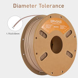 ERYONE Filament PLA 1.75 mm, Special 3D Printing PLA Filament 1.75 mm +/-0.03mm for 3D Printers and 3D Pens, 1kg (2.2lbs)/Spool, Light Wood ERYONE