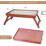 Bits and Pieces - Jumbo Puzzle Plateau Lounger with Cover, Legs, and Storage Drawers - 1500 pc Puzzle Accessories - Portable Puzzle Table - 25½”x 34½” Bits and Pieces