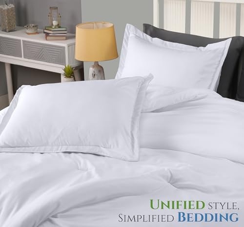 Queen Comforter Set 3 Piece White by Utopia Bedding, Comforters Queen Size, Bedding Comforters Sets, Down Alternative Soft Bed Set, 1 Comforter (88 x 88 inches) 2 Pillow Shams (20 x 26 inches) Utopia Bedding