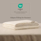 CUDDLE DREAMS Wool Comforter Duvet Insert, 100% Australian Wool Filling with Soft Noiseless Cotton Shell, Natural Warmth (Lightweight for Summer, King) CUDDLE DREAMS
