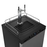 EdgeStar KC3000TWIN Full Size Dual Tap Kegerator with Digital Display - Black EdgeStar