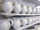 Handmade Irish Coffee & Tea Mugs. Set of Two Hand-Thrown Cups 300ml Castle Arch Pottery Ireland