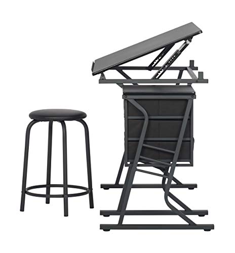 SD STUDIO DESIGNS Eclipse Craft Center in Black / Black 13365 SD STUDIO DESIGNS