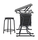 SD STUDIO DESIGNS Eclipse Craft Center in Black / Black 13365 SD STUDIO DESIGNS
