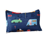 MAG 3 Pcs Cars Sheets Transportation Vehicle Full Sheets Set,for Kids Boys Girls Teens and Car Lovers,Full Car Bedding Set,1 Fitted Sheet 14'' Deep Pocket and 2 Pillowcase. MAG