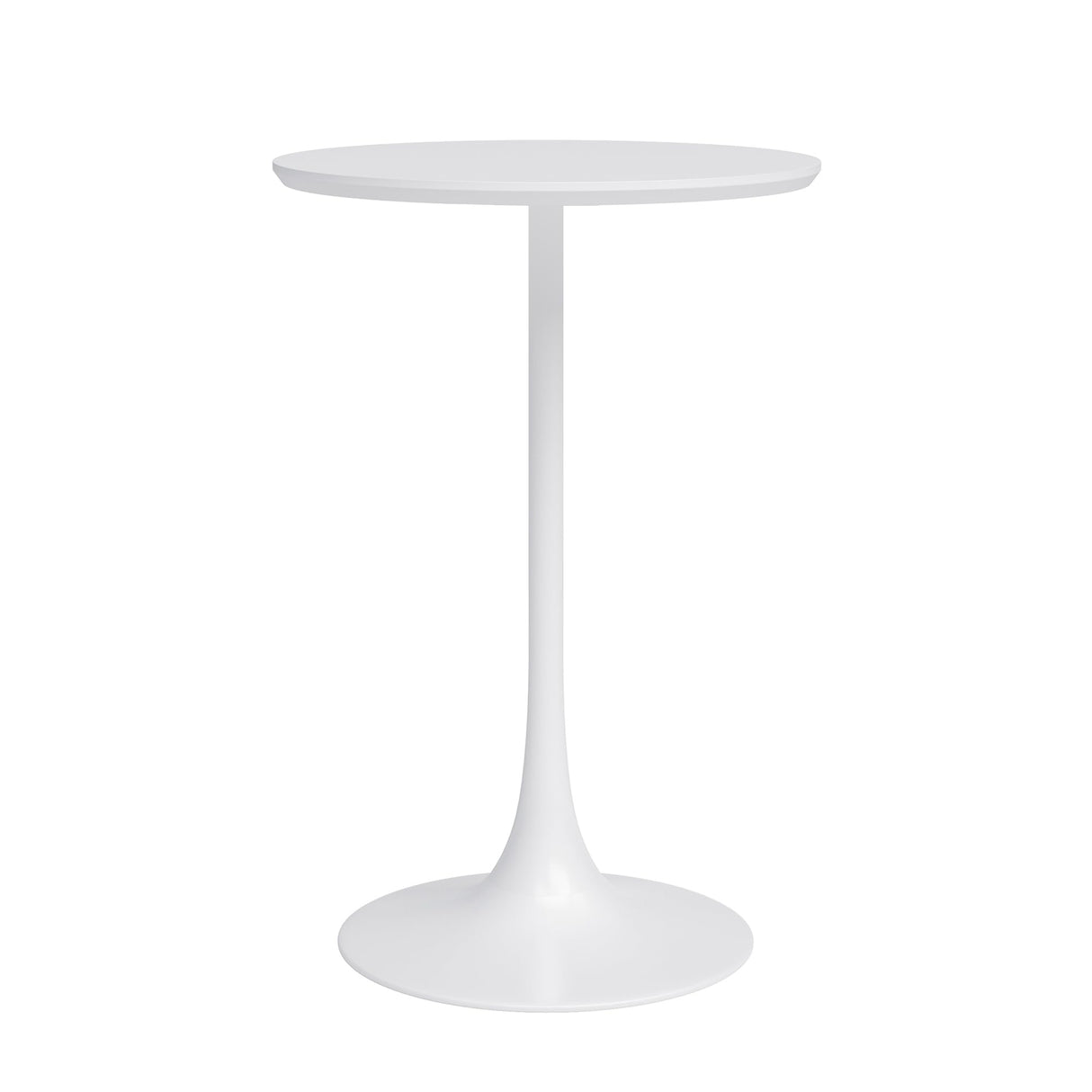 Jamesdar Kurv Counter Height Table, White Jamesdar
