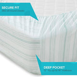 Comfort Spaces 100% Cotton Sheet Set Breathable, Lightweight, Soft with 12" Elastic Pocket Fits up to 14" Mattress, All Season Cozy Bedding, Matching Pillow Case, Twin Good Vibes 3 Piece Comfort Spaces