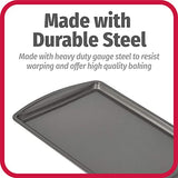 GoodCook Everyday Non-Stick Carbon Steel 9” x 13” Baking Sheet – Carbon Steel Cooking Pans, Bakeware Cookie Sheet for Baking, Oven Pan for Baked Goods & Sheet Pan Dinners GoodCook