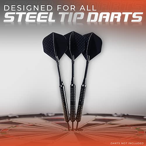 Franklin Sports Bristle Dart Board - Professional Steel Wire Dartboard - Regulation Sized 18" Inch Steel Tip Darts Board - Self Healing Sisal Dartboard for Adults Franklin Sports