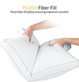 Utopia Bedding Bed Pillows for Sleeping Queen Size (White), Set of 2, Soft & Fluffy Pillow with Down Alternative Filling, Cooling, Hotel Quality, Gusseted Pillow for Back, Stomach or Side Sleepers Utopia Bedding