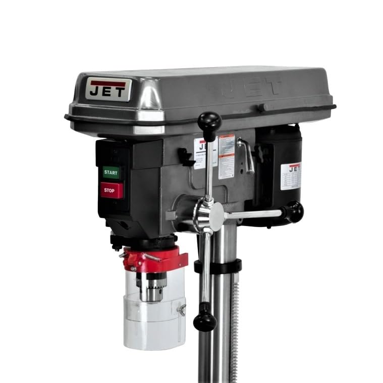 JET 15-Inch Benchtop Step Pulley Drill Press, 3/4 HP, 1Ph 115V (J-2530) Jet