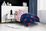 Jay Franco Marvel Spiderman Spidey Daze 5 Piece Queen Bed Set - Includes Reversible Comforter & Sheet Set Bedding - Super Soft Fade Resistant Microfiber (Official Marvel Product) Jay Franco