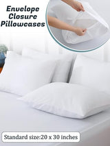 Extra Deep Pocket Twin Sheet Set for Air Mattress, 3 Piece Air Bed Sheets Set with 18-24 Inches Depth, Soft & Breathable Inflatable Bed Sheet Set with Flat Sheet, Fitted Sheet and Pillowcase, White Akicia