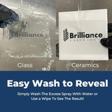 Brilliance Laser Inks Ceramic and Glass Black Marking Spray - 12oz Aerosol Marks on Ceramics and Glass. Aerosol for Fiber, YAG, Diode, and CO2 Laser Engraver Machine, BLI420 BRILLIANCE LASER INKS
