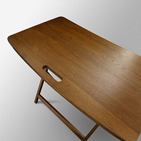 American Trails Presto Products Company Arizona Folding Table with Solid Red Oak,Warm Brown American Trails