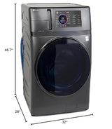 GE Profile PFQ97HSPVDS 28 Inch Smart Front Load Washer/Dryer Combo with 4.8 cu.ft. Capacity, 12 Wash Cycles, 14 Dryer Cycles GE