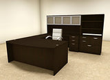 7pc U Shape Modern Executive Office Desk, OT-SUL-U48 UTM Furniture