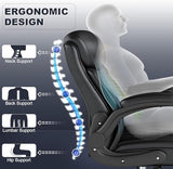 AnyGod Ergonomic Mid-Back Desk Chairs Comfy for Home Office with Flip-up Armrests, Lumbar Support, Adjustable Height and Swivel Rolling Wheels AnyGod