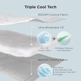 Bedsure Cooling Comforter King Size - Cooling Blankets for Hot Sleepers, Lightweight Comforter for Summer with Dual-Sided Cool Tech, Soft Breathable Cold Blanket for Sleeping, Grey, 102x90 Inches Bedsure