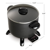 Presto 06006 Kitchen Kettle Multi-Cooker/Steamer, Black Presto