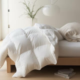 Maple&Stone Down Comforter Full Size, Lightweight Duvet Insert with 8 Corner Tabs, 100% Cotton Summer Comforter, Luxury Hotel Bedding (82 x 86 Inches, White) Maple&Stone