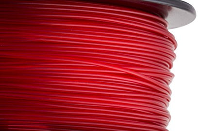 HATCHBOX PLA 3D Printer Filament, Dimensional Accuracy +/- 0.03 mm, 1 kg Spool, 1.75 mm, Transparent Red - WoodArtSupply