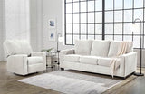 Signature Design by Ashley Rannis Coastal 2-in-1 Sofa Sleeper with Folding Gel Memory Foam Mattress, Queen, White Signature Design by Ashley