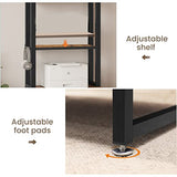 Itaar Rustic Brown 2 Drawer File Cabinet with Lock and Adjustable Storage Shelf Itaar