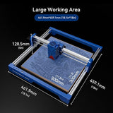 ATOMSTACK Swift 7W Laser Engraver, Swift 7W Laser Cutter, 0.06mm High Accuracy Laser Engraving Machine for Wood and Metal, Dark Acrylic, Glass, Leather Blue ATOMSTACK