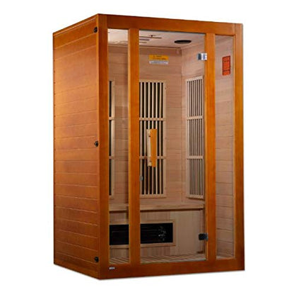 Maxxus 2-Person Low EMF (Under 8MG) FAR Infrared Sauna (Canadian Hemlock)