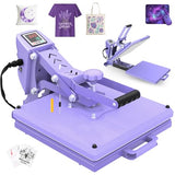AKEYDIY15X15 Heat Press Machine Slide Out Clamshell for T-Shirts, Industrial-Quality T-Shirt Press, Vinyl Heat Press, Digital Sublimation for T Shirt, Pillows, Bag, Mats (Shirt Press_TFES) AKEYDIY