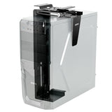 VIVO Adjustable Under Desk and Wall 3.5 to 7.8 inch Wide Office PC Mount, Computer Case CPU Machine Holder Stand with Swivel and Secure Locking, Holds 22 lbs, Black, MOUNT-PC01 VIVO