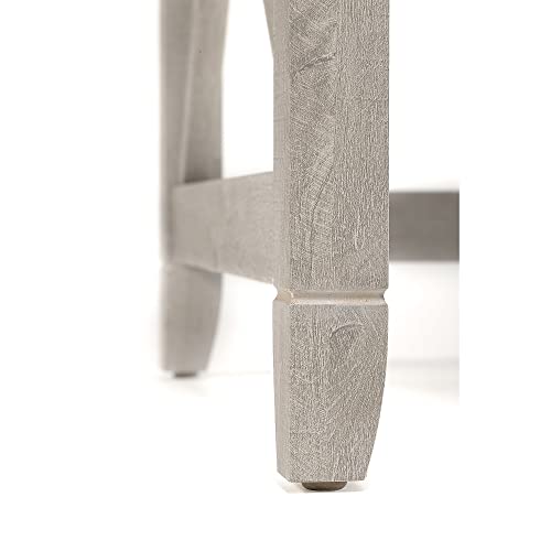 Bush Furniture Key West 60W L Shaped Desk Set with Mobile File Cabinet & Tall Bookcase in Washed Gray Bush Business Furniture