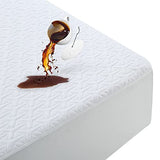 Premium Waterproof Mattress Protector Queen Size,4D Air Cooling 300GSM Mattress Cover,Breathable All-Round 360° Bed Mattress Pad Noiseless Vinyl Free (White,Queen) MERITLIFE