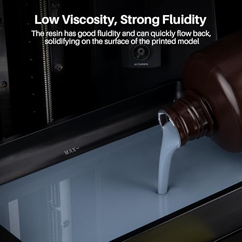 ELEGOO ABS-Like Resin 3.0 Pro, Higher Scratch-Resistance 3D Printing Photopolymer Resin, 405nm UV Resin for MSLA/DLP/LCD Printers Fast Curing High Precision Non-Brittle, Grey 500g