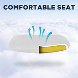 FDW Home Office Chair Mid Back Mesh Desk Chair Armless Computer Ergonomic Task Rolling Swivel Chair Back Support Adjustable Modern with Lumbar Support,White FDW