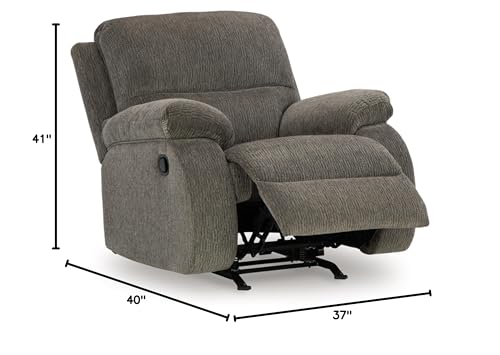 Signature Design by Ashley Scranto Modern Manual Rocker Recliner, Gray Signature Design by Ashley