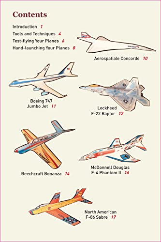 Scale Model Paper Airplanes Kit: Iconic Planes That Really Fly! Slingshot Launcher Included! - Just Pop-out and Assemble (14 Famous Pop-out Airplanes) WoodArtSupply