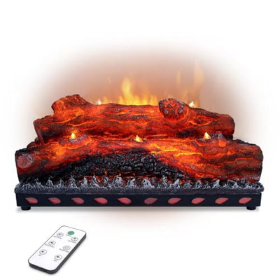 DAINIQUKANHAI Electric Fireplace Logs Realistic Flame Effect Candle LED Flame Light USB Powered Electric Fireplace Remote Control Fireplace Placement Home Decoration 12.4*5.91*7.87 In No Heat Function