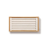 Kanwoder Bamboo Ring Holder,Ring Display Stand,Jewelry Organizer Stand for Rings Earrings Selling（Beige） Kanwoder