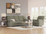 Signature Design by Ashley Alphons Transitional Polyester Tufted Rocker Recliner, Gray Signature Design by Ashley