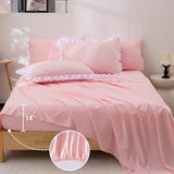 A Nice Night Comforter Twin Size,Pink Ruffle Comforter for Dorm Room Essentials for Twin Bed,Plaid Checkered Chic Bedding Bed in a Bag for Girls A Nice Night