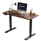 HEONAM 48 Inch Electric Standing Desk with USB Charging Port, Height Adjustable Sit Stand Desk with Memory Presets, Spacious Desktop and Sturdy Metal Frame for Home Office HEONAM