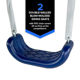 Sportspower Arcadia Swing Set - Outdoor Heavy-Duty Metal Playset for Kids with Slide Sportspower