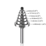 WSOOX 1/2 Inch Shank Rabbet Router Bit Set, 3 Pieces Rabbeting Router Bit with 6 Bearings Set (1/8", 1/4", 5/16", 3/8", 7/16", 1/2" Bearings) (1/2 Inch) WSOOX